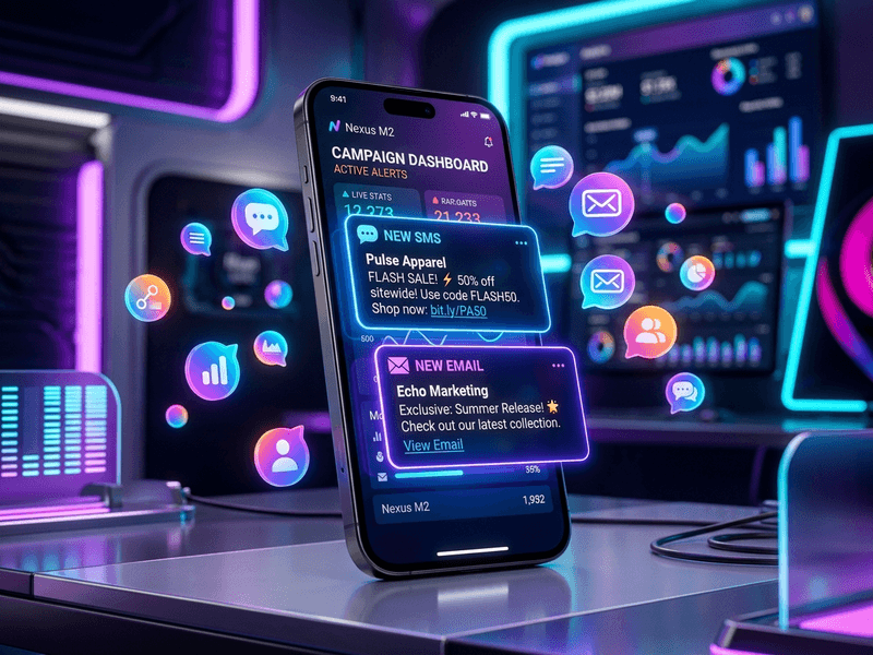 SMS & Email Marketing Automation